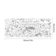 thumbnail image 3 of Thanksgiving Coloring Tablecloth Jumbo Poster for Autumn Holiday Party Decor with Turkey Pumpkin Graffiti Waterproof Background Wallpaper, 3 of 6