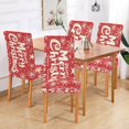 thumbnail image 7 of BZSMCE Chairs Slipcovers Dining Chair Covers Classical White Christmas Snowflake Patterned Creative Pattern, 7 of 7