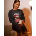 thumbnail image 3 of Tstars Womens Christmas Sweatshirt Gift for Dog Lover Pug Fans Santa Paws Holiday Shirt Xmas Party, 3 of 6
