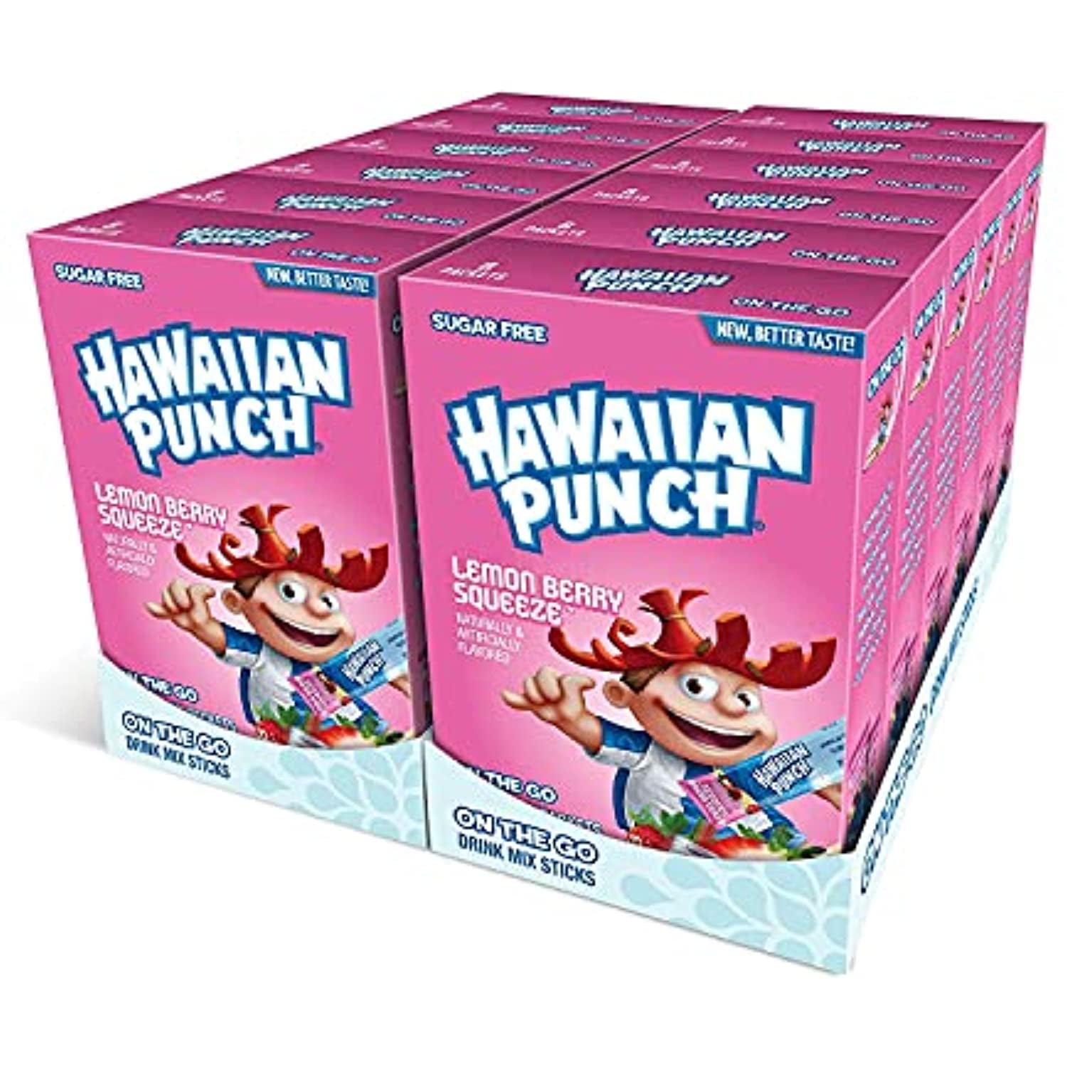 Hawaiian Punch Powder Drink Mix Sugar Free & Delicious, Excellent