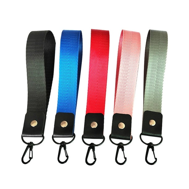 GOOHOCHY 5pcs Empleado Insignia Cuerdas Llaychain Correas de muñeca Cámara Colgando Cuerdas Color Mixto