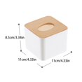 thumbnail image 3 of Huayishang Locker Shelf Wooden Tissue Box with Multiple of Tissue Storage Container, Kitchen Essentials Clearance Sale Pink, 3 of 3