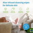thumbnail image 4 of FitRight with e (8x10 inch) | 600 Pieces Moisturizing Body Wipes for Adults Bathing and Incontinence Cleaning | Unscented Cloth Adult Wipes for Elderly Care, 4 of 4