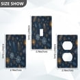 thumbnail image 2 of Light Switch Cover Switch Plate Outlet Cover Plug Cover for Electrical Duplex Outlets Golden Pine Needles, 2 of 6