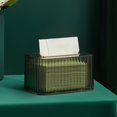 thumbnail image 2 of Household Room towel Box puller Box transparent Green 180 * 120 * 102mm, 2 of 5