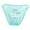 Light Blue, variant on Underwear Female Embroidered Japanese Students Hollow Out Transparent Triangle Pants 22/24 Panties