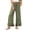 57#Mint Green, variant on Womens Wide Leg Pants Drawstring Elastic High Waisted Ruffle Hem Palazzo Pants with Pockets Mint Green L
