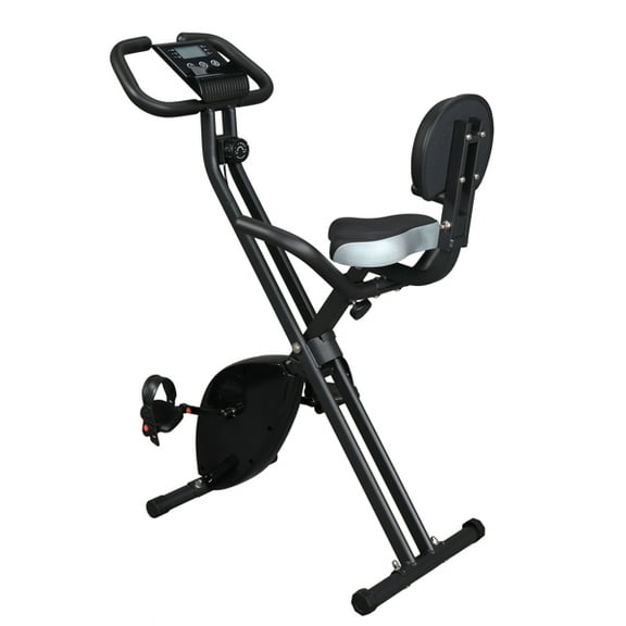 HONGFENGDZ Home Folding Exercise Bike Black
