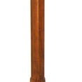 thumbnail image 3 of Wooden Coat Stand with X Frame Base and Metal Hooks Oak Brown, 3 of 5