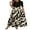 White, variant on LYMAYTER Women Print Maxi Skirt Casual Print A-Line Long Skirt Summer Tiered High Waisted Skirts S-XL