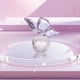 thumbnail image 3 of Estatuilla de mariposa voladora de cristal Billuyoard con base de bola, 3 of 6