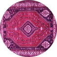 thumbnail image 1 of Ahgly Company Indoor Round Persian Pink Traditional Area Rugs, 7' Round, 1 of 4