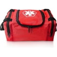 thumbnail image 3 of First Aid Responder EMS Emergency Medical Trauma Bag EMT, Fire Fighter, Police Officer, Paramedics, Nurse (Red), 3 of 8