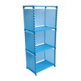 thumbnail image 1 of 3 Tiers Cube Bookcase Book Shelf Multifunctional Storage Rack for Books Shoes Toys Green Plants Decorations Bedroom Study Room Kitchen, 1 of 8
