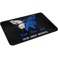 thumbnail image 3 of Butterfly Colon Cancer Awareness Doormat Front Door Rug, 24"X16" Absorbent Machine Washable Inside Door Mat, Non Slip Low-Profile Entrance Rug for Entry, Back Door, 3 of 5