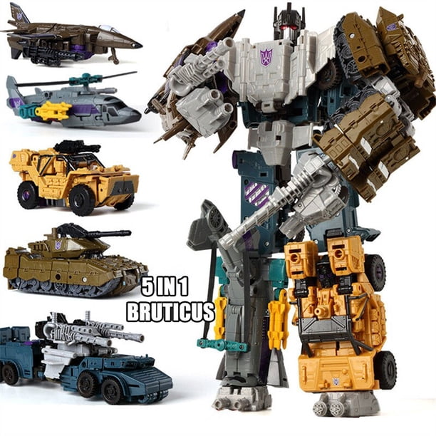 Transformation 6 In 1 KO Bruticus Shockwave IDW 5 IN 1 NO BOX Set Collection Robots Action Figure Toys TF Model Combiners Fivean unisex
