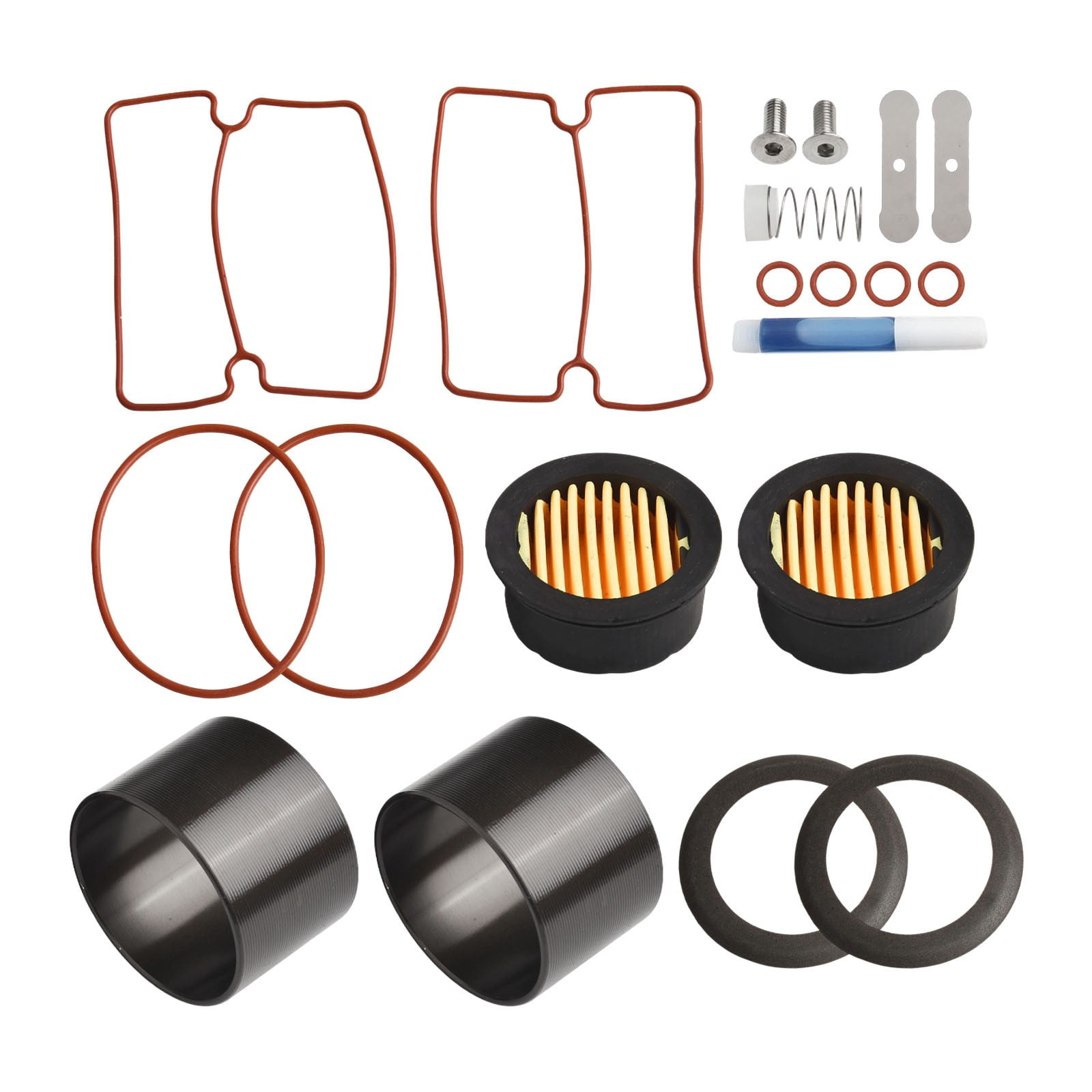 BTOER Vacuum Pump Oil-Free Mute Air Compressor Cylinder Sleeve Piston Cylinder Ring