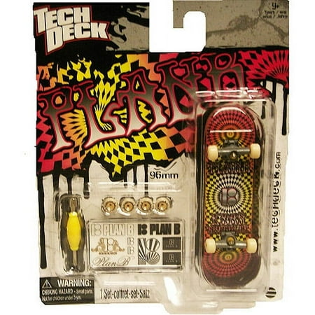 Tech Deck 96MM Fingerboard, Plan B Psychedelic