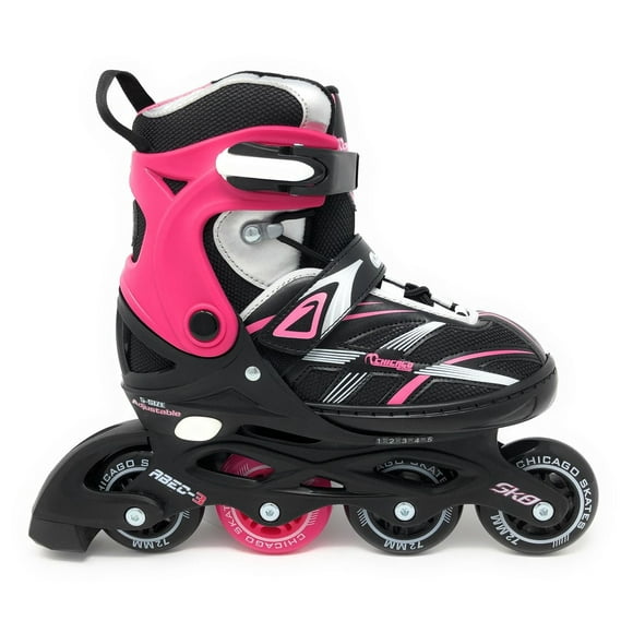 Chicago Skates Pink MA7 Adjustable Inline Skates