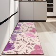 thumbnail image 4 of Pioneer Flower Floral Print Pattern Kitchen Rug Mat,Kitchen Runner Rugs Non Skid Washable,Decorative Kitchen Floor Mats for Kitchen,Sink,Laundry,17"X47", 4 of 5