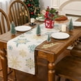 thumbnail image 3 of Christmas Table Runner, Christmas Decorations Snowflake Christmas Runner for Table Seasonal Winter Decor for Indoor Outdoor Party Table Decorations (13'''' x 90''''), 3 of 5