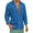Blue, variant on Abomasnow Men's Big and Tall Cotton Shirts Button Down Long Sleeve Collared Shirts Casual Soft Beach Vacation Shirts
