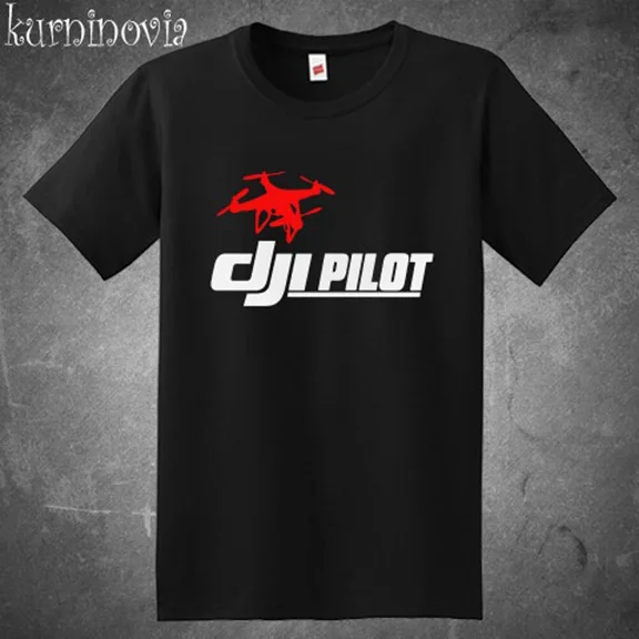 DJI Drone Pilot Men's Black Size S to 5XL | eBay