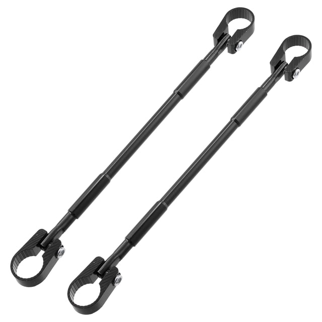 2uds Universal 22mm Motocicleta Equilibrio Barra Transversal Barra Manillar Negro