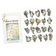 thumbnail image 5 of Juego de 40 pegatinas de plantas, impermeables, para decoración DIY, pegatinas decorativas para mascotas Margarita de verano, 5 of 9