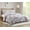 Blue Pink, variant on Reversible Patchwork Quilt Set, 3-Piece Lightweight Bedspread, Traditional Floral Design, Washable All-Season Coverlet, Full/Queen Size in Pink and Green