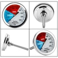 thumbnail image 5 of ALLTIMES 2PCS 100-550℉ Thermometer Stainless Steel Temperature Gauge for Barbecue BBQ Grill Smoker Oven, 5 of 9