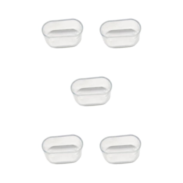 Advancent 16 unids/set Protector de suelo de tapón de orificio de tubería PVC duradero evita golpes reduce el ruido transparente de moda Type2 NO2