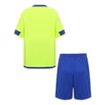 thumbnail image 2 of JanJean Kids Boys Basketball Jersey 2 Piece Training Outfit Soccer T Shirt Undershirt with Athletic Fluorescent Green 20, 2 of 7
