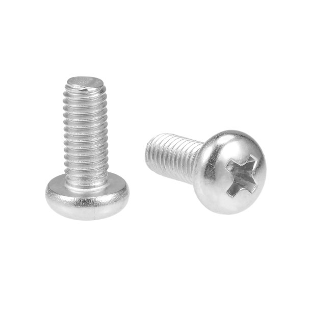 Tornillos de máquina M5x12mm Unique Bargains, tornillos de cabeza Phillips en pan, 50 piezas