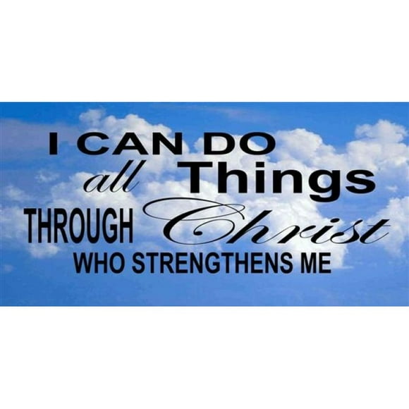 I Can Do All Things Through Christ... Plate