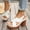 White, variant on Women's Thick High Heel Roman Sandals Solid Color Buckle Wrap Plus Size Spring Summer Trendy Comfortable Casual Pink 37