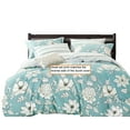 thumbnail image 2 of Swanson Beddings Blue Stripes 100% Cotton Sheet Set : Fitted Sheet, Flat Sheet and Two Matching Pillowcases (Queen), 2 of 2