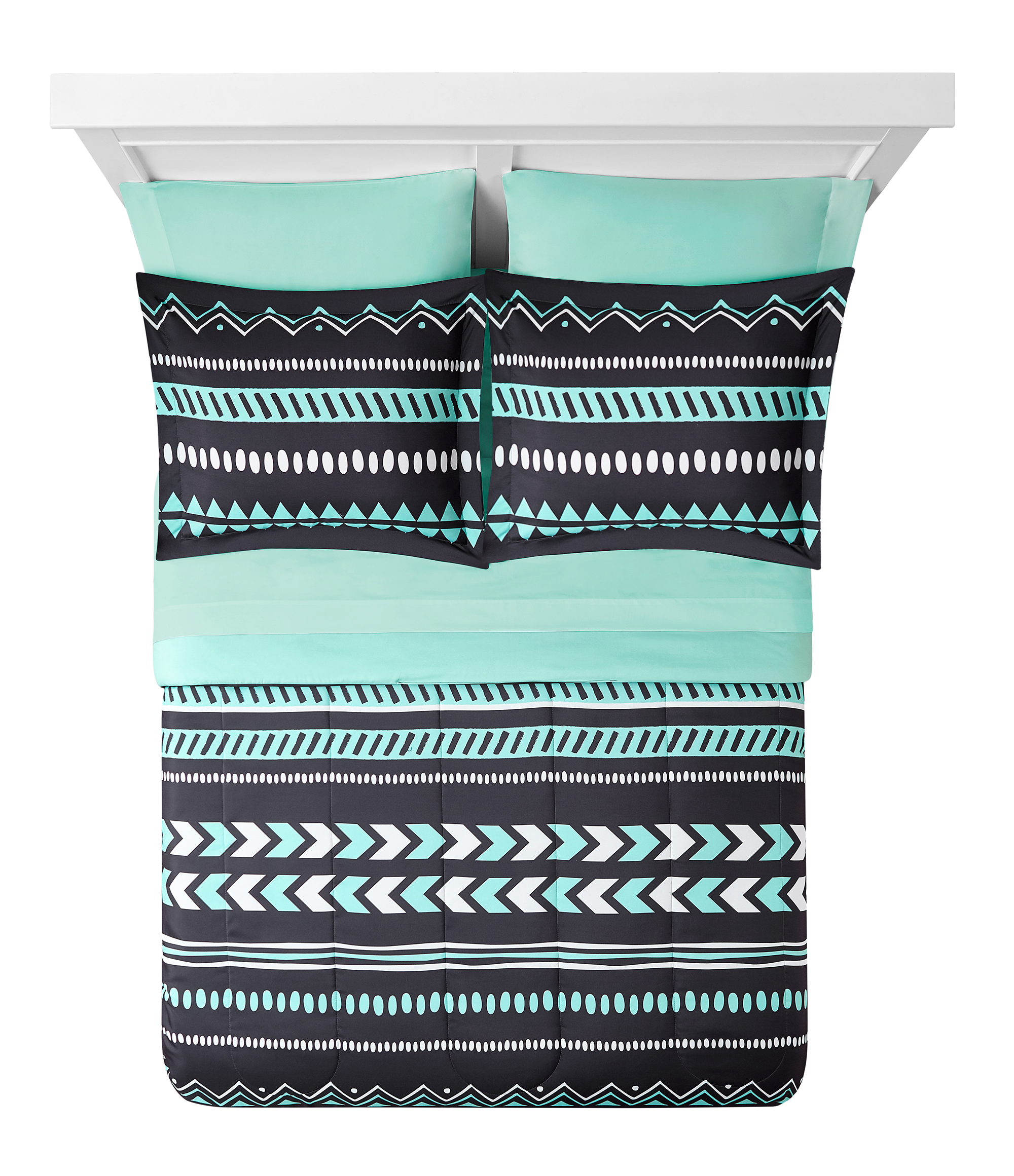 Your Zone Tribal Bedding Comforter Set, 1 Each - image 4 of 5