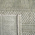 thumbnail image 4 of SAFAVIEH Courtyard Altan Geometric Indoor/Outdoor Runner Rug, Grey/Olive Green, 2'3" x 8', 4 of 6