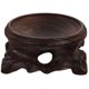 thumbnail image 1 of Soporte de exhibición de bola de cristal con base de madera, esfera, globo terráqueo, bandeja decorativa para piedras, 1 of 7