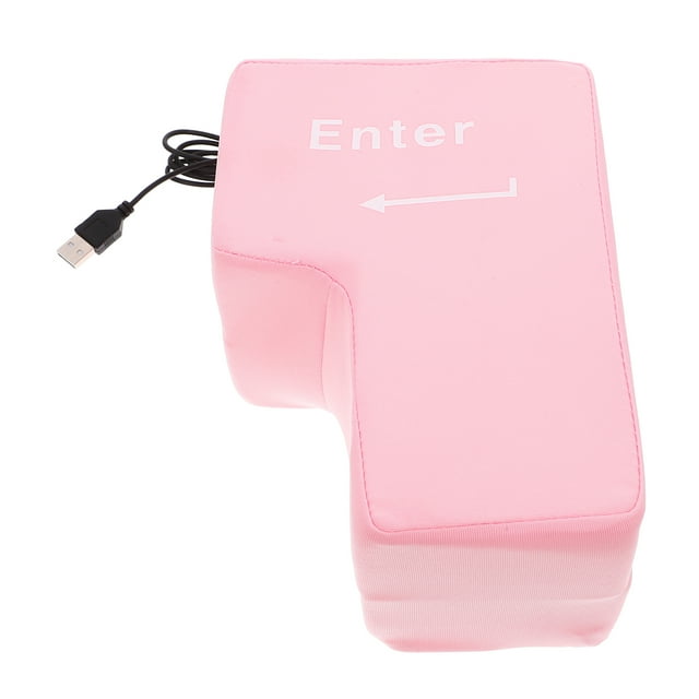 Desktop Nam Pillow Giant Enter Button Almohada de escritorio Gigante USB Intro