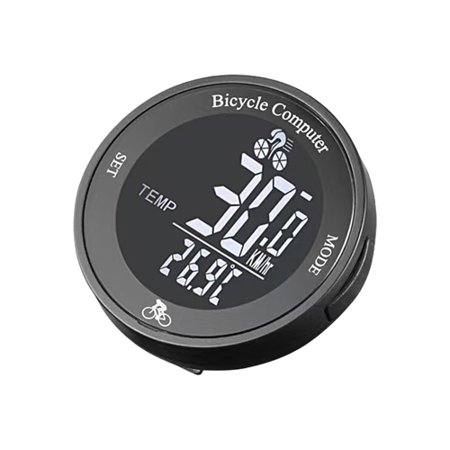 Fairnull Wireless Bike Computer Round Shape English Display Lower Power ...