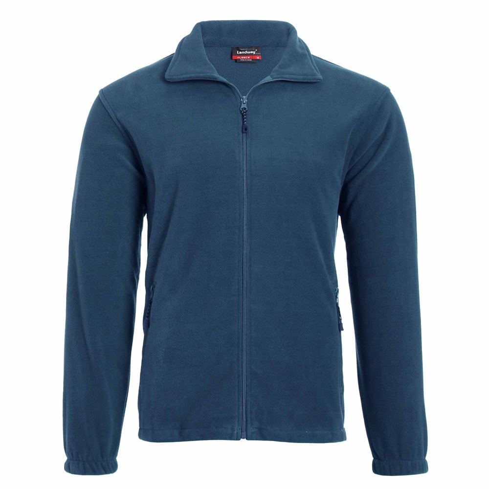 LANDWAY Landway Men's Micro Fleece Jacket Two Zippered Pockets, Style