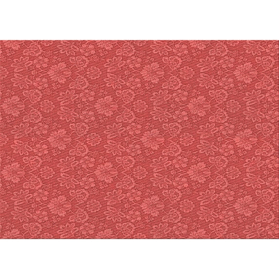 Ahgly Company Machine Washable Indoor Rectangle Transitional Red Area Rugs, 2' x 3'