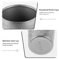 thumbnail image 5 of Household Drink Cup Metal Beer Cuzzi Whiskey Grail Drinking Glasses Stainless Steel Wine Unbreakable Cups Liquor Travel, 5 of 6