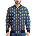 thumbnail image 3 of Chaquetas con estampado 3D de medusas y animales bonitos para hombres y mujeres, sudadera con cremallera, ropa de calle, abrigo holgado, chaqueta bomber de manga larga con cremallera, 3 of 4