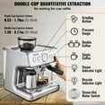 thumbnail image 4 of Vevor BZDYSKFJYMKAH5JSRV1 15 Bar Semi-Automatic Espresso Coffee Maker with Milk Frother Steam Wand, 4 of 11