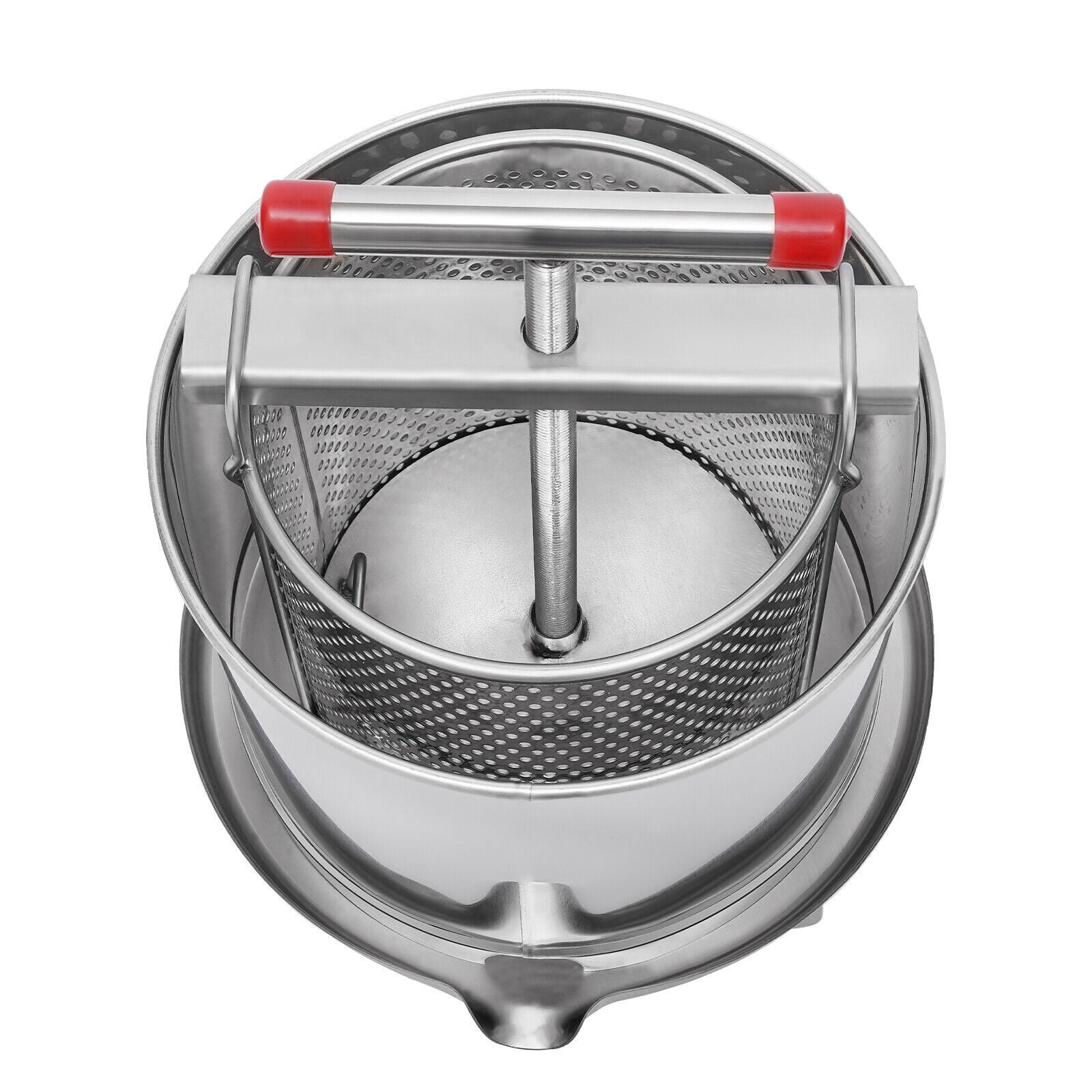 Beeswax Presser Manual Grape Fruit Juice Honey Large Press Extractor Stainless Steel