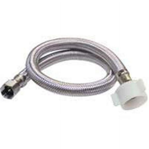 PP23806 E-Z Stainless Steel Toilet Supply Line, 0.37 x 0.87 x 20 In.