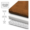 thumbnail image 5 of KriKac 2 Piece Bathroom Rugs Bath Mat Set, Velvet Memory Foam Bath Mats for Bathroom - Non-Slip, PVC Backing Bath Rugs, Washable Bathroom Rug Mats - Dries Quickly, Bathroom Rug Set - Brown, 5 of 9